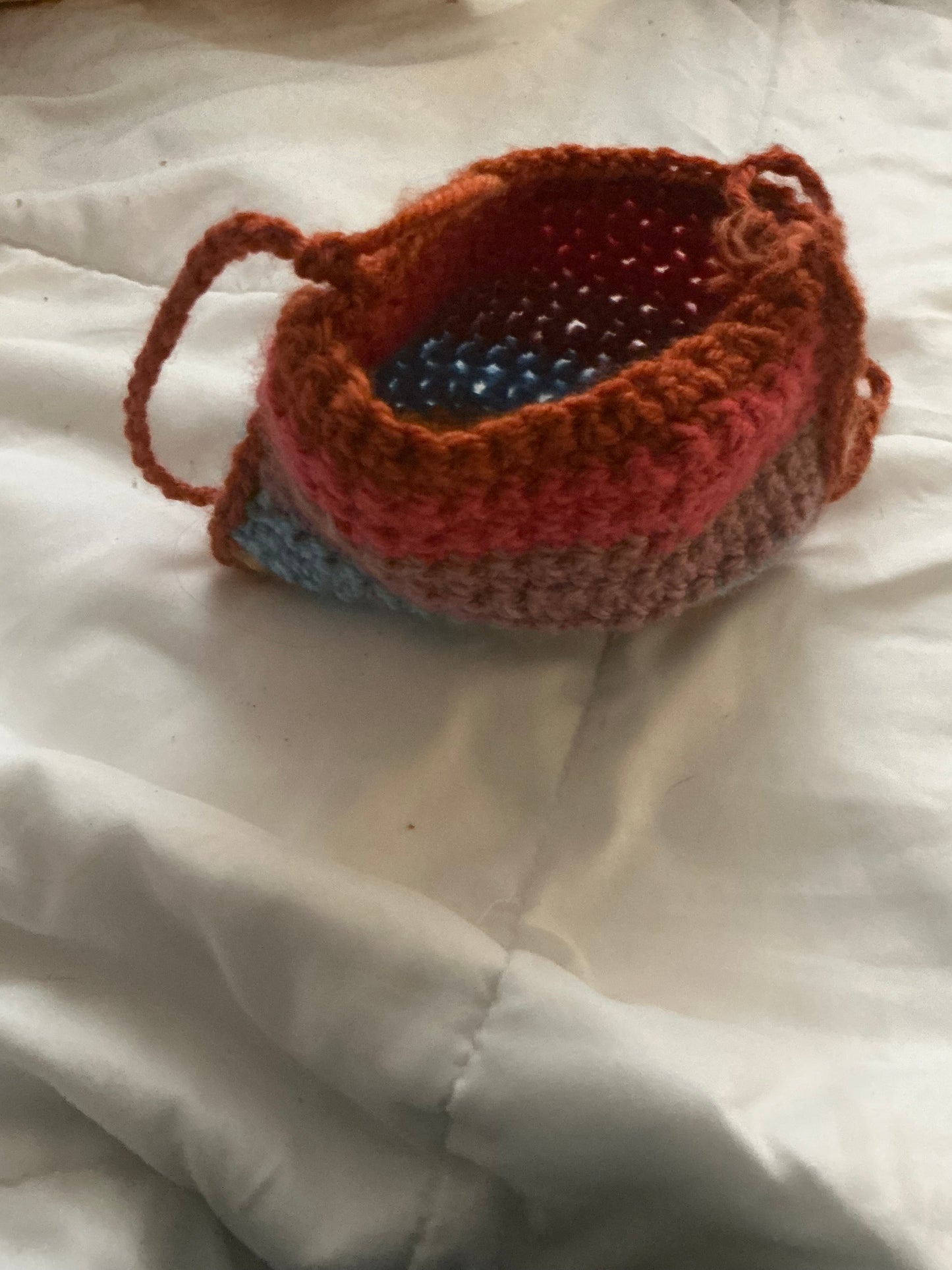 Colorful Crocheted Bag